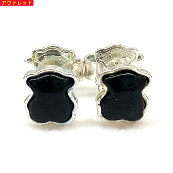 TOUS トウス 新品・アウトレット SV925ピアス New Color くま 9mm シルバー9...