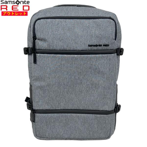 サムソナイト 新品・アウトレット ビジネスリュック CARITANI DQ4*58001 グレーメラ...