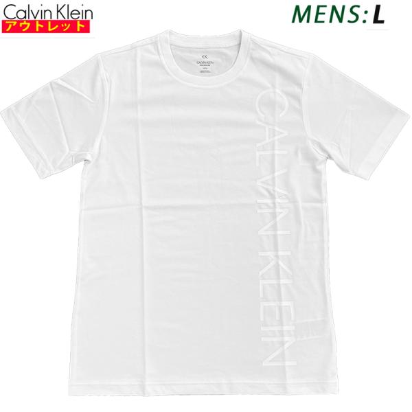 カルバンクライン  新品・アウトレット  半袖 Tシャツ  4MS0K103 100 WHITE 白...