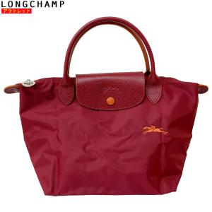 アウトレット！ LONGCHAMP ロンシャン ル プリアージュ クラブ S 1621 619 209 レッド トップハンドルバッグ  ナイロン 並行輸入品｜smart2003