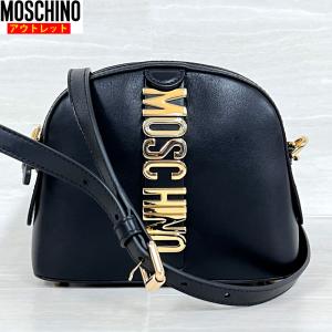 アウトレット！ MOSCHINO モスキーノ 新品  A7473 8008 ショルダーバッグ クロスボディバッグ ブラック 送料無料 並行輸入品｜smart2003