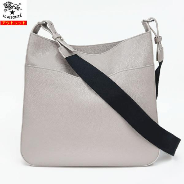 IL BISONTE イルビゾンテ 新品 アウトレット レザー ショルダーバッグ BME030 クロ...