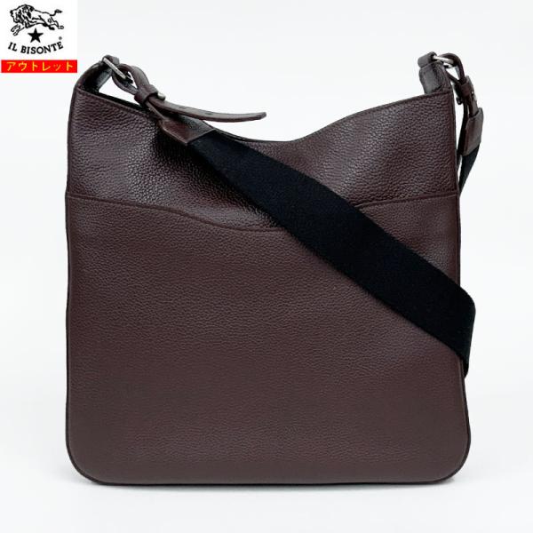 IL BISONTE イルビゾンテ 新品 アウトレット レザー ショルダーバッグ BME030 クロ...
