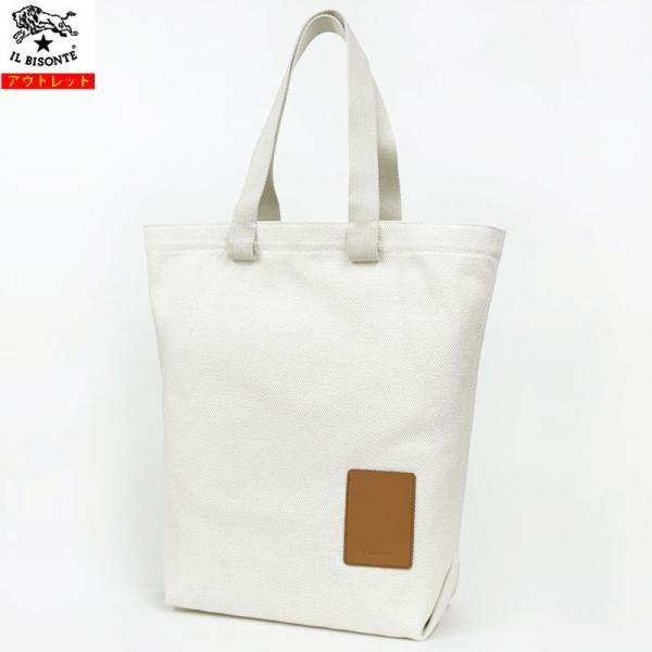 IL BISONTE イルビゾンテ 新品 アウトレット トートバッグ BTO130 ナチュラル キャ...