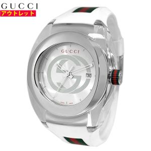 アウトレット！GUCCI グッチ 腕時計 新品 SYNC シンク メンズ  YA137102A シルバー クォーツ スイス製 送料無料｜smart2003