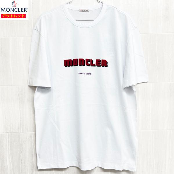 アウトレット！MONCLER モンクレール 半袖 Tシャツ 8046950 8390T クルーネック...