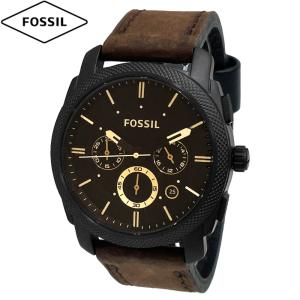 FOSSIL フォッシル 腕時計 新品・アウトレット MACHINE FS4656 メンズ クォーツ クロノグラフ 革ベルト 並行輸入品｜smart2003