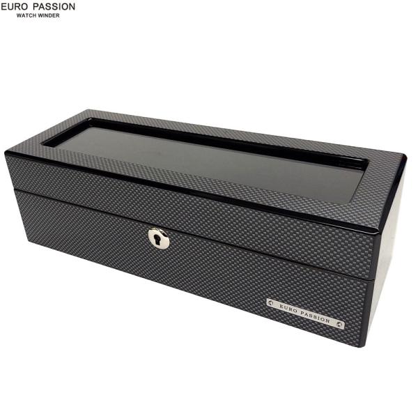 ユーロパッション FW-556CF ブラック ウォッチ コレクション ボックス 5本収納 時計収納 ...