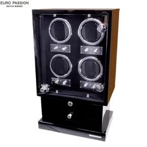Euro Passion 腕時計用ケース ユーロパッション Fwd eb ウォッチワインディング Ledライト付 ボックス 腕時計用品 4本巻 収納8本 ウォッチワインダー Ledライト付 Fwd eb 株式会社スマートタイム
