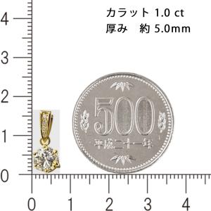 K18 1ct 一粒ダイヤ 18金 ペンダントトップ ダイヤモンド 1.090 K18 1ct 一粒ダイヤ 18金 ペンダントトップ ダイヤモンド 1.090