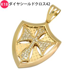 K18 地金1Pクロス15【sm12】18金 18K ペンダント トップ ダイヤモンド