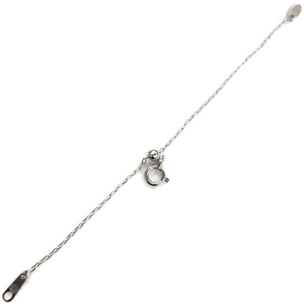 K18WG カットあずき 10cm スライド式 アジャスターチェーン 1.0mm 10cm延長 18...