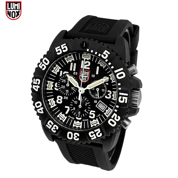 LUMINOX 新品 腕時計 3081 メンズ NAVY SEAL クロノグラフ カラーマークシリー...