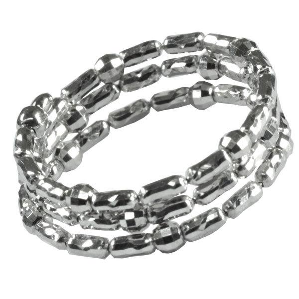 K18WG ミラーカットリング 形状記憶  ホワイトゴールド ミラーボール 18金  レディース 【...