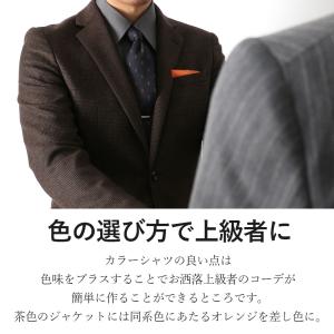 ワイシャツ 長袖 レギュラーカラー ビジネスマ...の詳細画像2