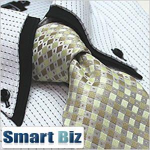 ネクタイ レギュラータイ メンズ 紳士用 洗える ウォッシャブル 洗濯可 デザイン ゴールド イエロ...