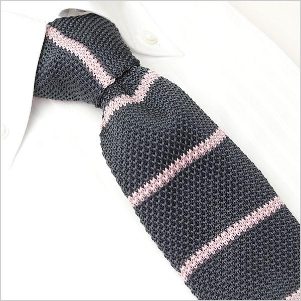 ニットタイ ネクタイ メンズ 紳士用 デザイン フォーマル カジュアル スリムタイ ナロータイ ボー...