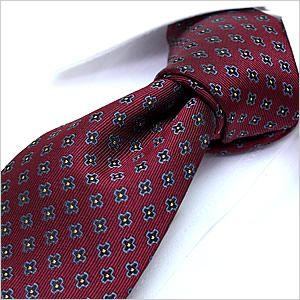 洗えるネクタイ スマートな7cm幅 ナロータイ ネクタイ ウォッシャブル メンズ 紳士用 エンジ 小...