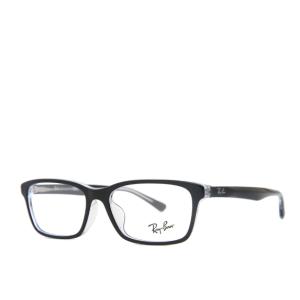 Ray-Ban◇メガネ/ウェリントン/プラスチック/BLK/CLR/メンズ/RB7185F