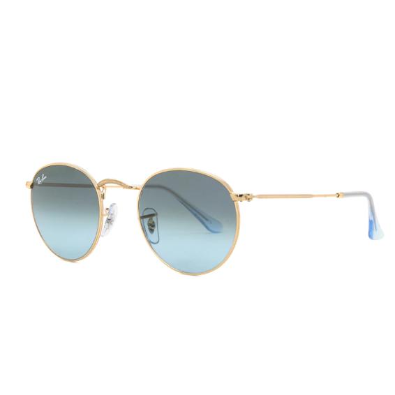 Ray-Ban RB3447 Round Metal Asian Fit 001/3M