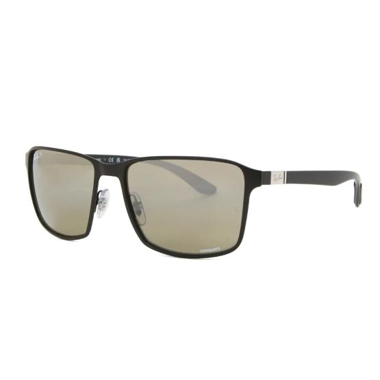 レイバン サングラス RB3721Ch 偏光 186/5J 59 ユニセックス レクタングル グレー...