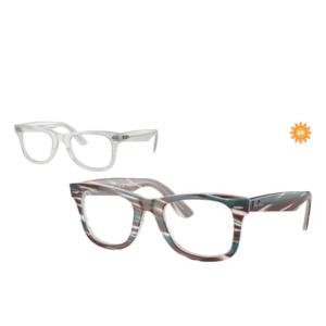 レイバン 眼鏡 RX4340V ウェイファーラー イーズ 8382 50 ユニセックス クリア 50...