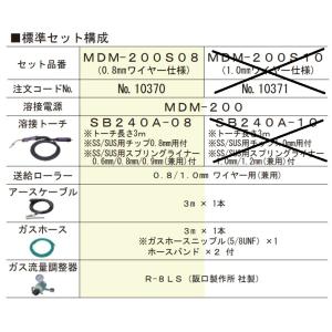 マイト工業 半自動溶接機 MDM-200S08...の詳細画像1