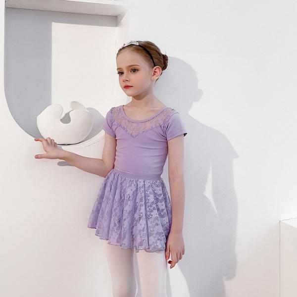 バレエレオタード 子供　バレエ レオタード 2点セット　子供用 バレエレオタード 体操 新体操　女の...