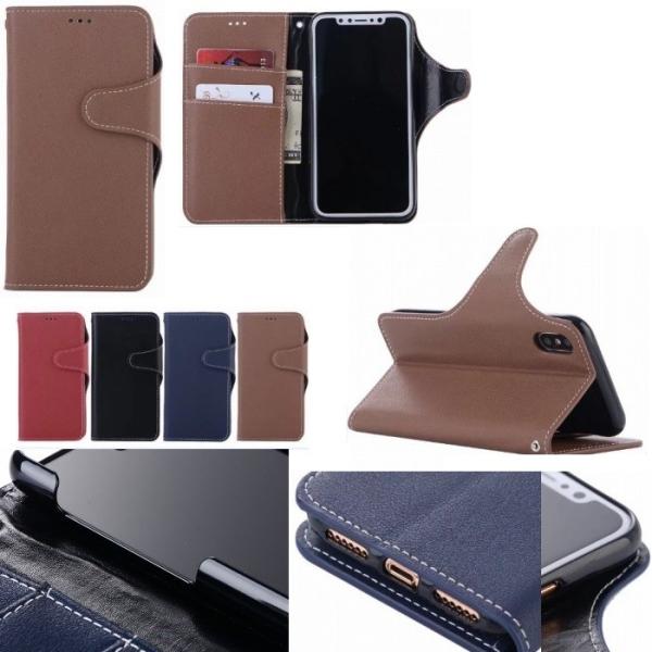 iPhoneXS ケース iPhone XS カバー iPhoneX 手帳 ストラップホールあり 手...