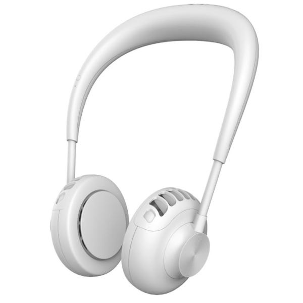 首かけ 扇風機 ハンズフリー 羽なし　携帯扇風機 肩掛け 携帯 ハンディ ネックファン　小型 ミニ扇...