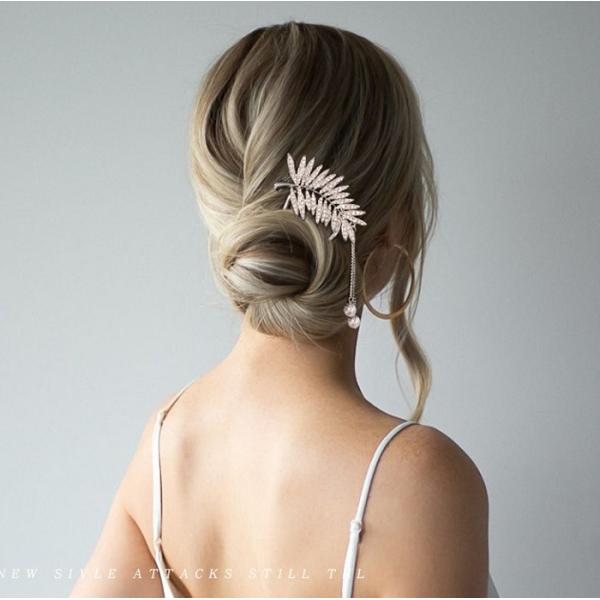 ヘッドドレス ウェデイング ヘアアクセサリー 送料無料 レディース かんざし ヘッドアクセ ヘアー ...