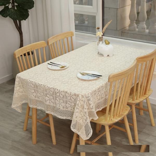 テーブルクロス 約130x130cm（正方形） 送料無料 おしゃれ かわいい 復古  ラウンドクロス...