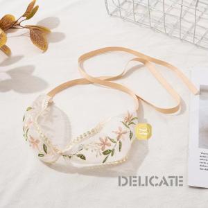 レースヘッドバンド ヘアアクセサリー 花柄 レ...の詳細画像2
