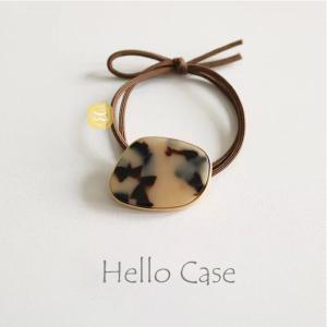 マーブル模様 ヘアゴム ヘアバンド 輪ゴム 大...の詳細画像2