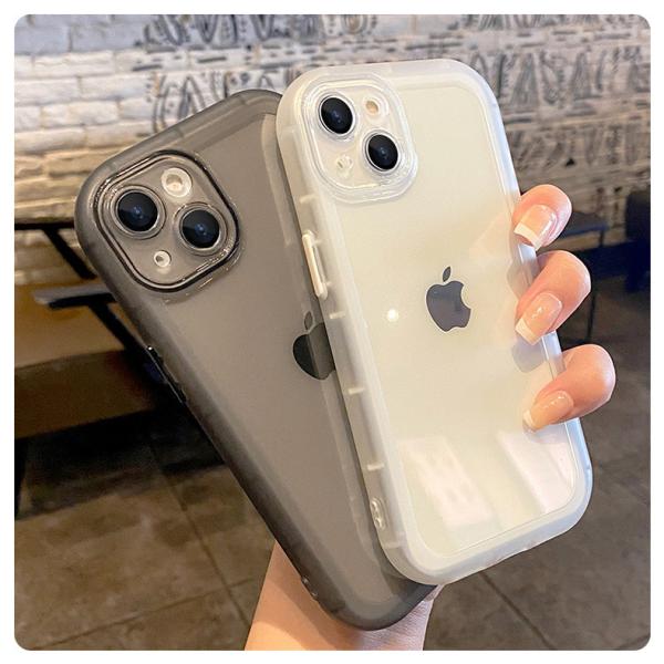 iPhone 15 背面ケース iPhone 15 ソフトケース iPhone 背面型カバー TPU...