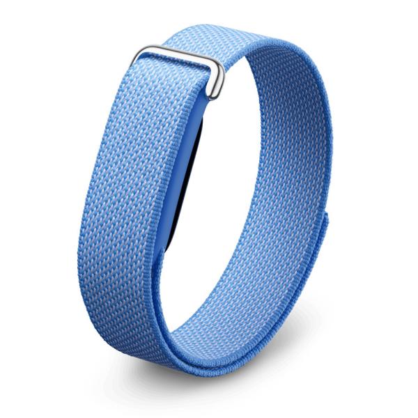 【手元の動作を妨げず、手早くフィット】Fitbit Air ナイロンベルト 柔らか素材 ムレにくい ...