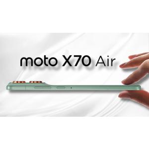 moto X70 Air 12GB 256GB グレー色 5.99mm 159g 薄型 軽量 小型 スマートフォン 日本語＋グーグルプレイ対応可 Snapdragon 7 Gen 4 ワイヤレス充電 IP68/69