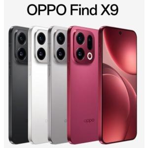 OPPO Find X9 16GB 1TB 黒色 日本語＋グーグルプレイ対応 5G 6.59インチ AMOLED 120Hz MTK Dimensity9500 NFC 7025mAh 80W SuperVOOC 50MPカメラ Google OTA