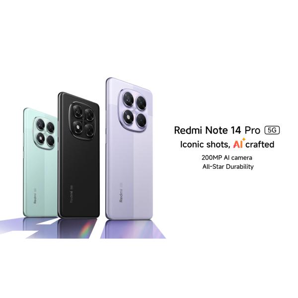 Redmi Note 14 Pro 5G グローバル版 8GB 256GB 黒色 日本語＋グーグルプ...