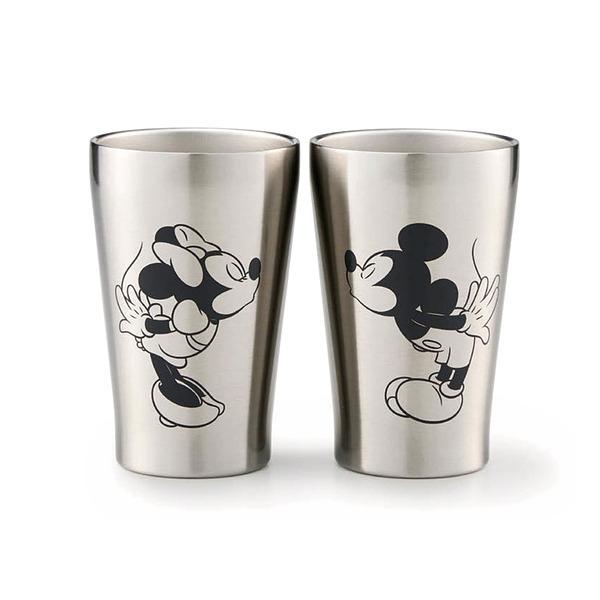 ミッキーとミニーのディズニー ペア真空タンブラー ステンレス