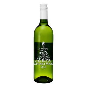 クリスマスツリーボトル 白ワイン｜smartgift