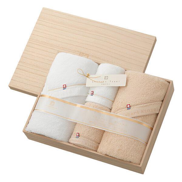 今治謹製 至福タオル バス・フェイスタオルセット SH55100 フェイスタオル ウォッシュタオル ...