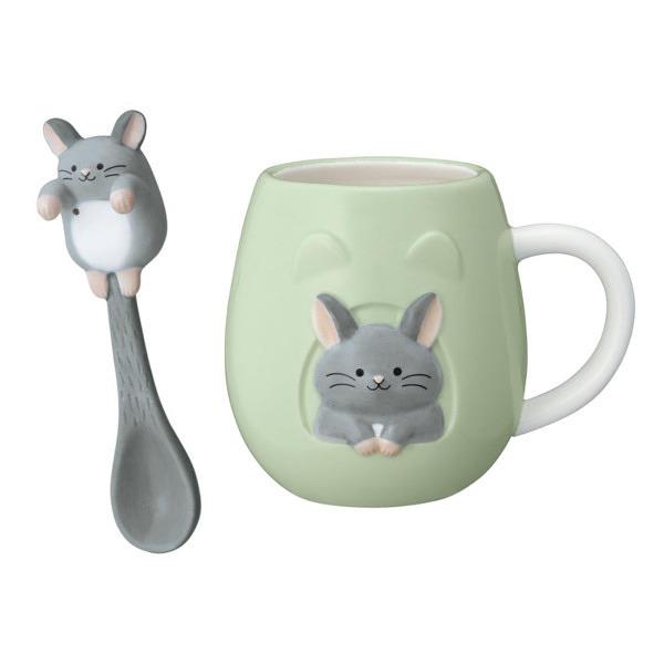 chila life チラライフ チラ壺マグ &amp; チンチラスプーン グレー