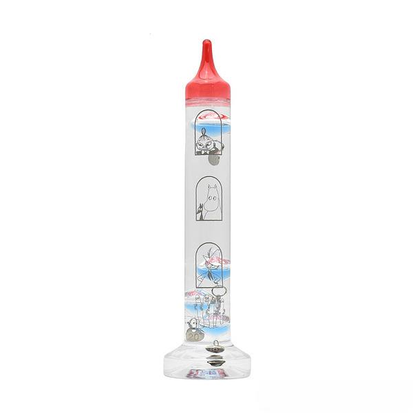 ムーミンやしき ガラスフロート温度計 MOOMIN ムーミン リトルミイ スナフキン ガリレオ温度計...