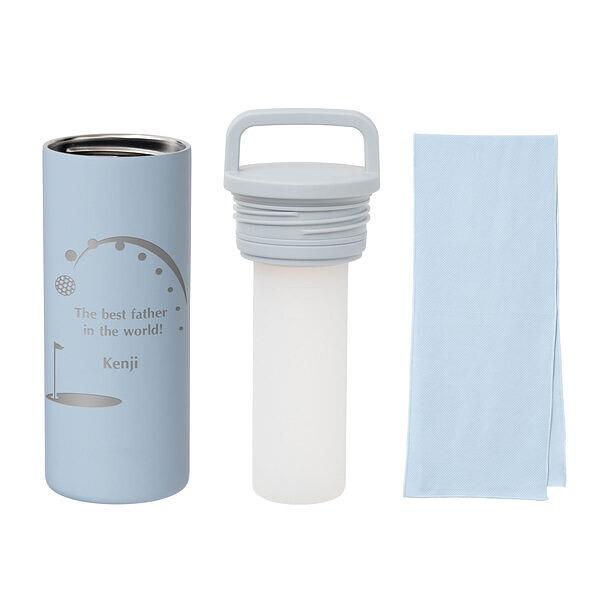 名入れ 氷タオル ヒヤシーナ ブルー