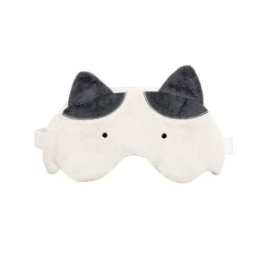 ネコティUSBホットアイマスク ハチワレ 猫好き アイピロー 安眠グッズ トラベルグッズ 旅行 友人 同僚 誕生日 クリスマス プチギフト 景品