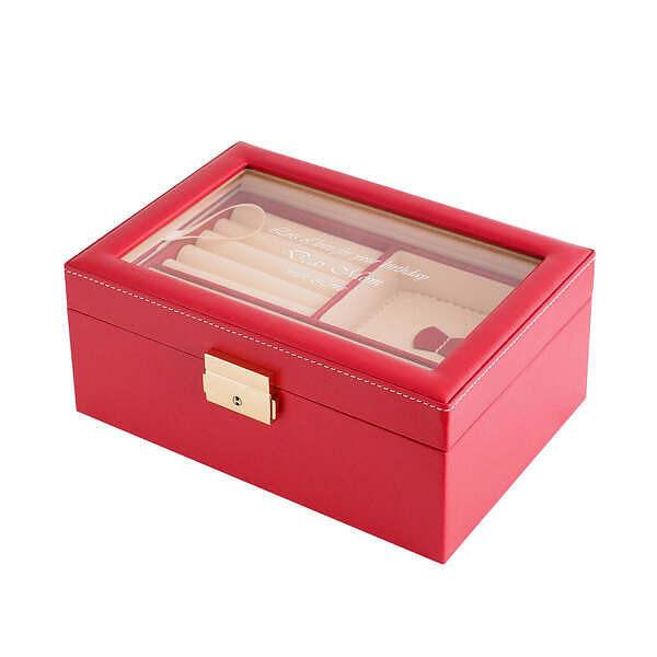 名入れ ジュエルボックス M レッド