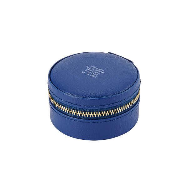 名入れ トラベルジュエルケース ネイビー