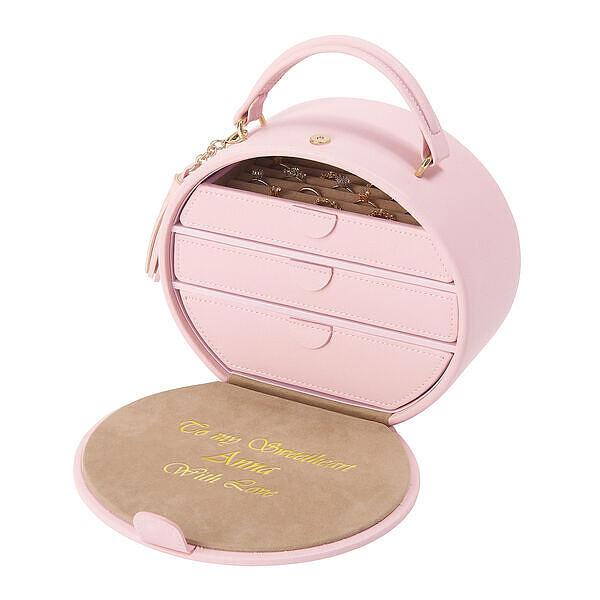 名入れ バッグジュエルケース ラウンド