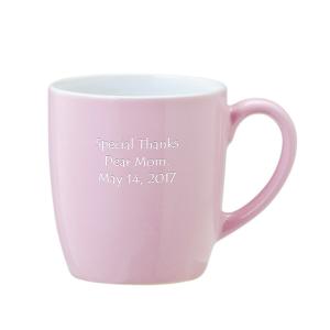 セラミックマグ ピンク 桜色ピンクの名前入りマグカップ  名入れ セラミックマグ オレンジ・グリーン・ピンク・ブルー・レッド  母の日のプレゼントに 父の日の
